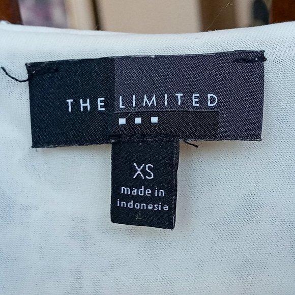 Embroidered Lace top, Ivory/Off-white, 3/4 sleeves - Picture 8 of 9